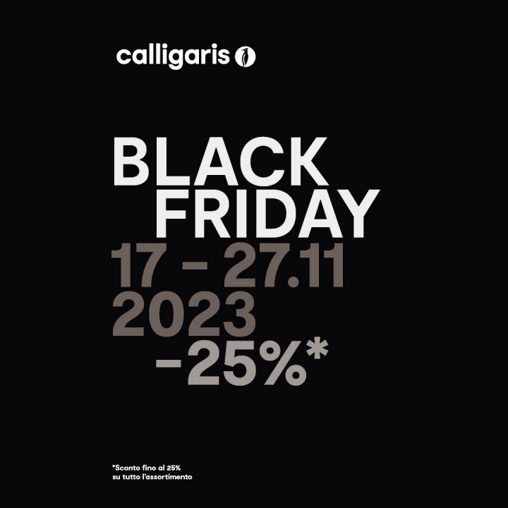 Calligaris: Black Friday. 